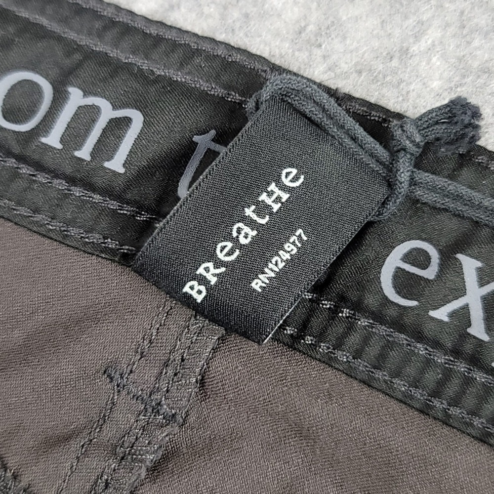 Prana Stretch Zion Hiking Pants Mens 36x30 Gray Nylon Cargo M4ST30116 - Picture 7 of 12